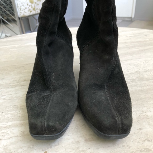 La Canadienne Waterprooof Suede Knee High Boots - Picture 4 of 8